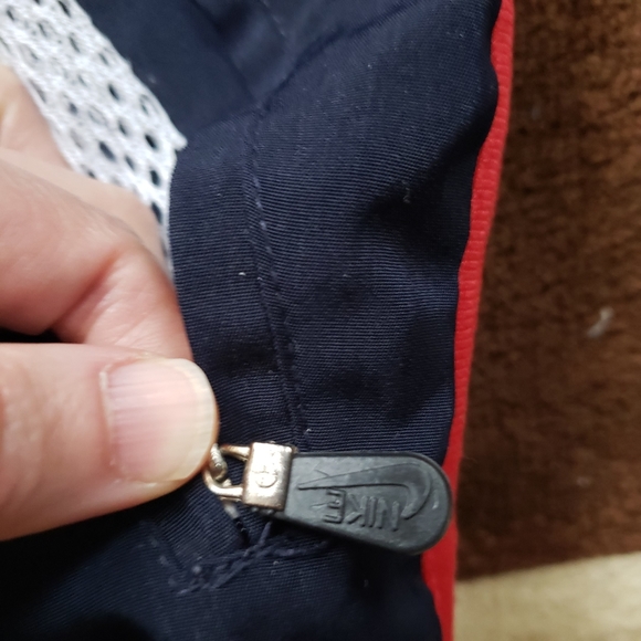 Retro Vintage Unisex Nike Jacket Embroidered Swoosh Stripes - Picture 12 of 13